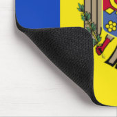 Moldau-Flagge Mousepad (Ecke)