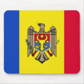 Moldau-Flagge Mousepad (Vorne)