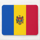Moldau-Flagge Mousepad (Vorne)