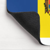 Moldau-Flagge Mousepad (Ecke)