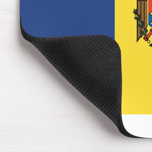 Moldau-Flagge Mousepad (Ecke)