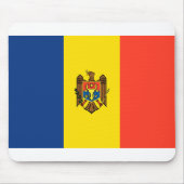 Moldau-Flagge Mousepad (Vorne)