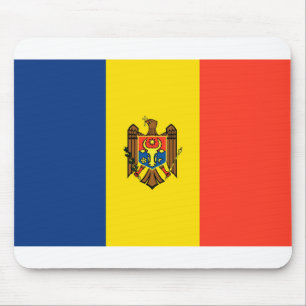 Moldau-Flagge Mousepad