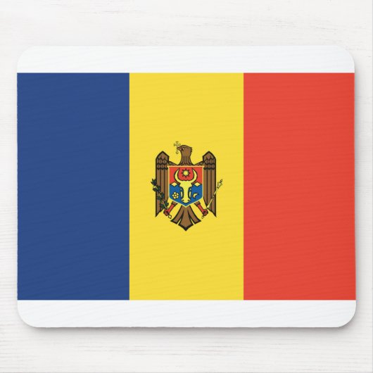 Moldau-Flagge Mousepad (Vorne)