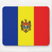 Moldau-Flagge Mousepad (Vorne)
