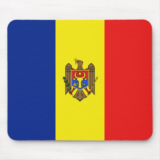 Moldau-Flagge Mousepad (Vorne)
