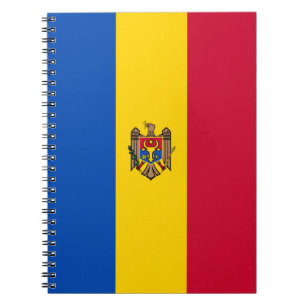 Moldau-Flagge Notizblock