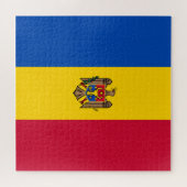 Moldau-Flagge Puzzle (Horizontal)