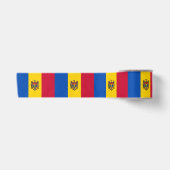 Moldau-Flagge Satinband (Vorderseite)