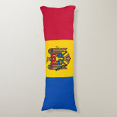 Moldau-Flagge Seitenschläferkissen (Vorderseite Vertikal)