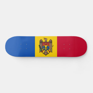 Moldau-Flagge Skateboard