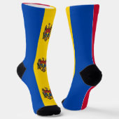 Moldau-Flagge Socken (Gewinkelt)