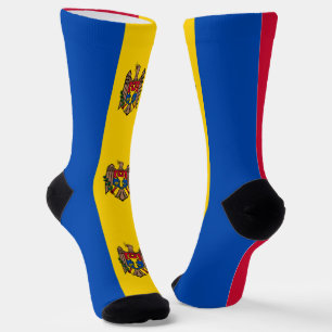 Moldau-Flagge Socken