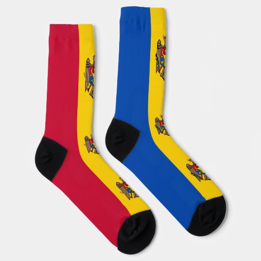 Moldau-Flagge Socken (Rechts)