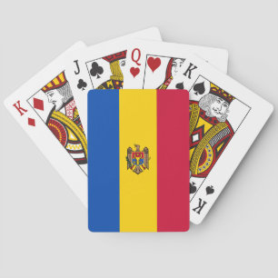 Moldau-Flagge Spielkarten