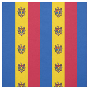Moldau-Flagge Stoff