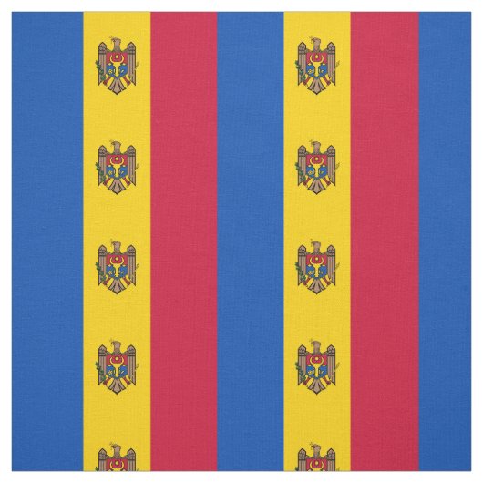 Moldau-Flagge Stoff (Muster)
