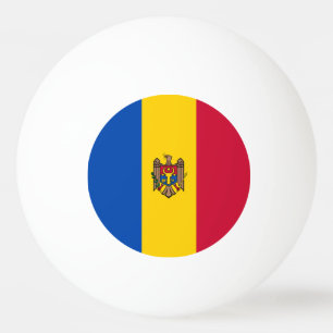Moldau-Flagge Tischtennisball