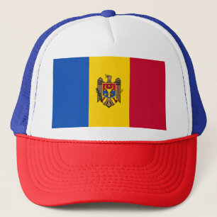 Moldau-Flagge Truckerkappe
