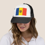 Moldau-Flagge Truckerkappe (Beispiel)