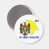 Moldau Magnet (Vorderseite/Rückseite)