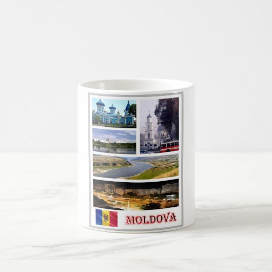 Moldau - Mosaik - Kaffeetasse (Mittel)