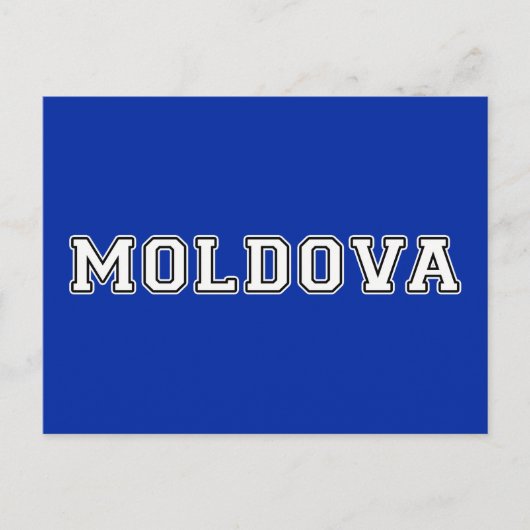Moldau Postkarte (Vorderseite)