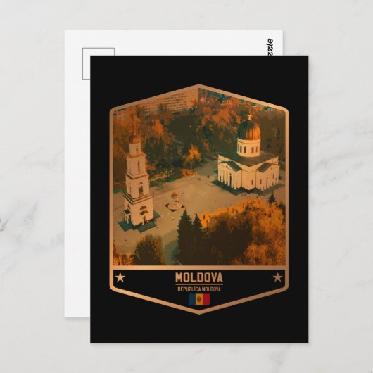 Moldau Postkarte (Vorne/Hinten)