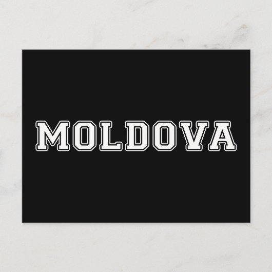 Moldau Postkarte (Vorderseite)