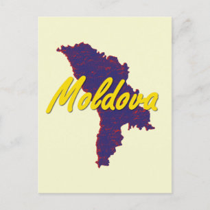 Moldau Postkarte