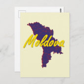 Moldau Postkarte (Vorne/Hinten)