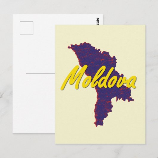 Moldau Postkarte (Vorne/Hinten)