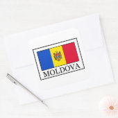 Moldau Quadratischer Aufkleber (Umschlag)