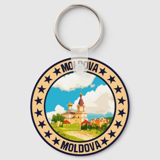 Moldau Schlüsselanhänger (Vorderseite)