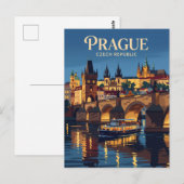 Moldau Tschechien Postkarte (Vorne/Hinten)