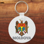 Moldau-Wappen Schlüsselanhänger (Vorderseite)