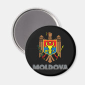 Moldauer Emblem Magnet (Vorderseite/Rückseite)