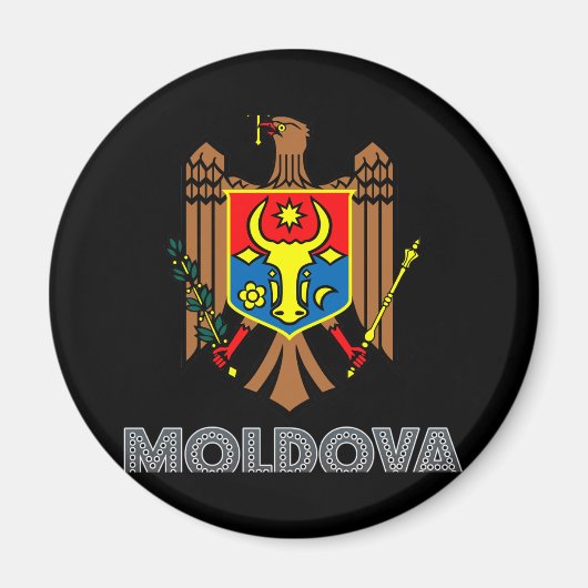 Moldauer Emblem Magnet (Vorne)