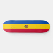 Moldauflagge Skateboard (Horizontal)