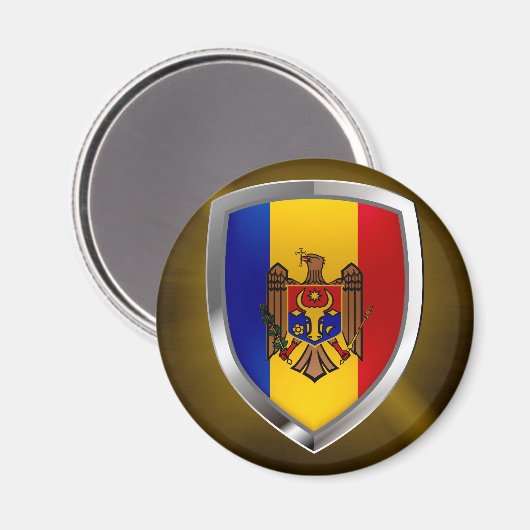 Moldaus-Emblem Magnet (Vorderseite/Rückseite)