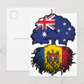 Moldava Moldavan Australian Australia Tree Roots Postkarte (Vorne/Hinten)