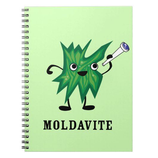 Moldavite Notizblock (Vorderseite)
