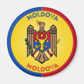 Moldawien-Erbe-Emblem Magnet