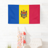 Moldawien-Flagge Banner (Insitu)