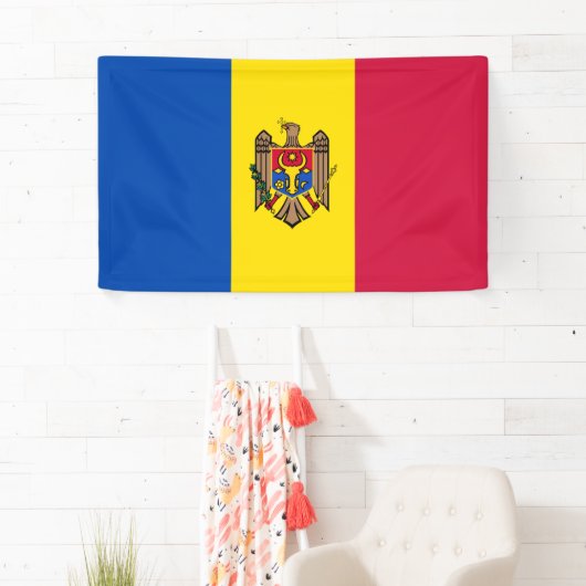 Moldawien-Flagge Banner (Insitu)