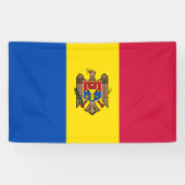 Moldawien-Flagge Banner (Horizontal)