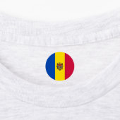 Moldawien-Flagge Etiketten (Befestigt)