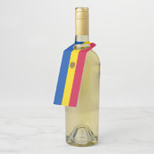 Moldawien-Flagge Flaschenanhänger (Angewinkelt)