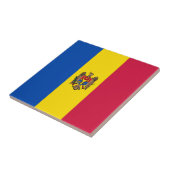Moldawien-Flagge Fliese (Seite)