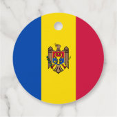 Moldawien-Flagge Geschenkanhänger (Rückseite)